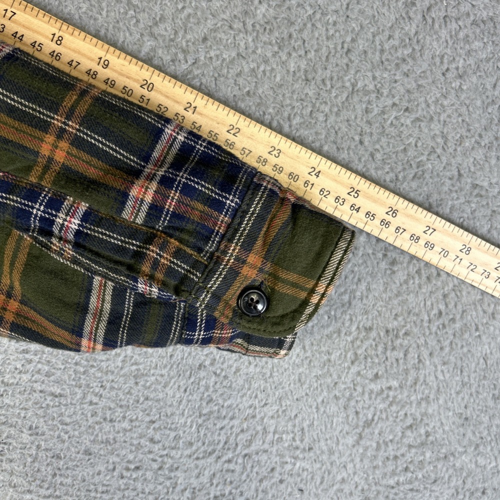 Field & Stream Green Plaid Military Jacket - Picture 10 of 10